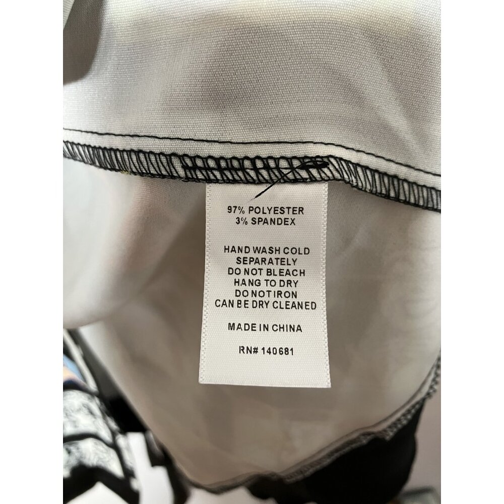 Unique Vintage Betty & Veronica Archie Comic Wrap Dress Plus Size 2X 18 Black - Picture 8 of 13